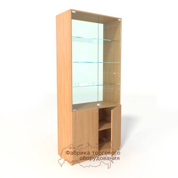 Аптечный шкаф Пальма 1-2 (задняя стенка стекло) - фото 4
