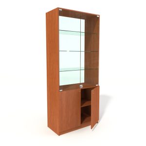 Аптечный шкаф Пальма 1-2 (задняя стенка стекло) - фото