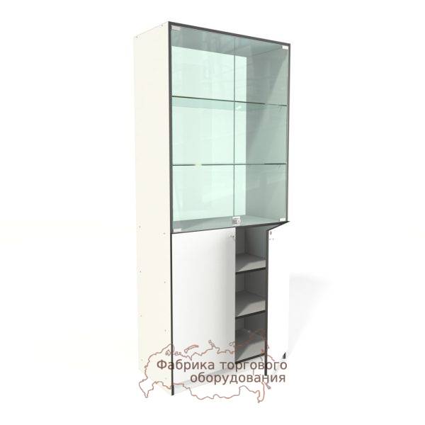 Аптечный шкаф Пальма 3-2 (задняя стенка стекло) - фото 2