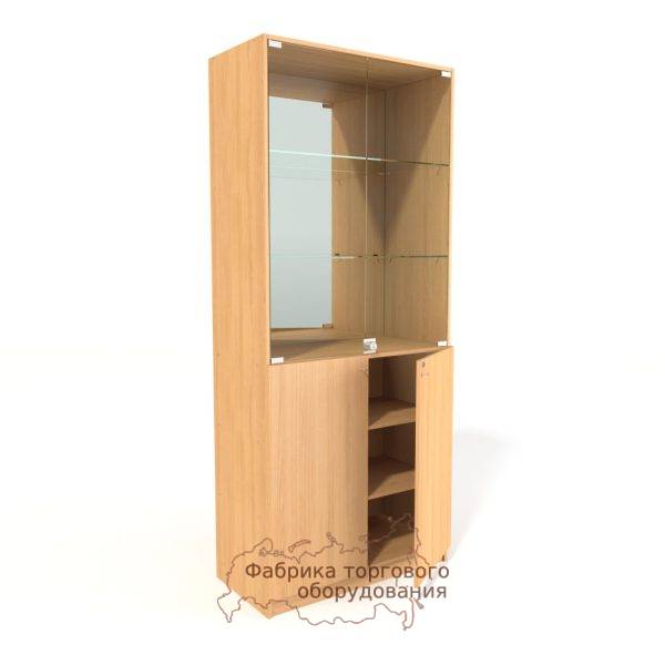 Аптечный шкаф Пальма 3-3 (задняя стенка зеркало) - фото 5