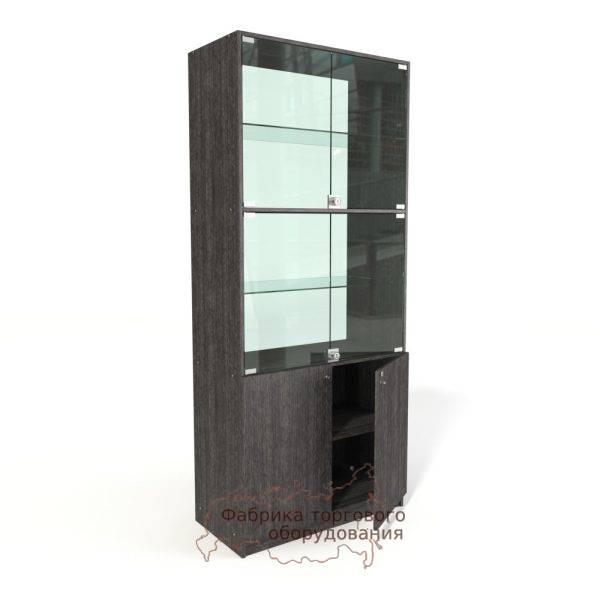 Аптечный шкаф Пальма 4-2 (задняя стенка стекло) - фото 3