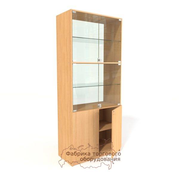 Аптечный шкаф Пальма 4-2 (задняя стенка стекло) - фото 4