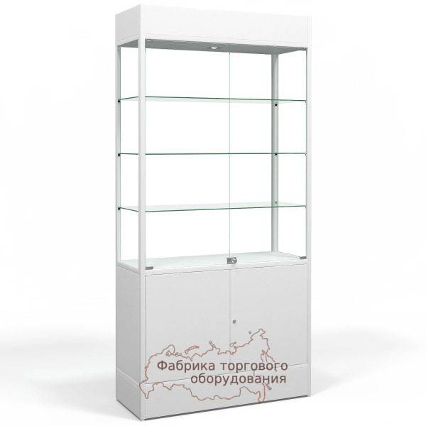 Стеклянная витрина ВТМД-1000 из металлического профиля - фото 2